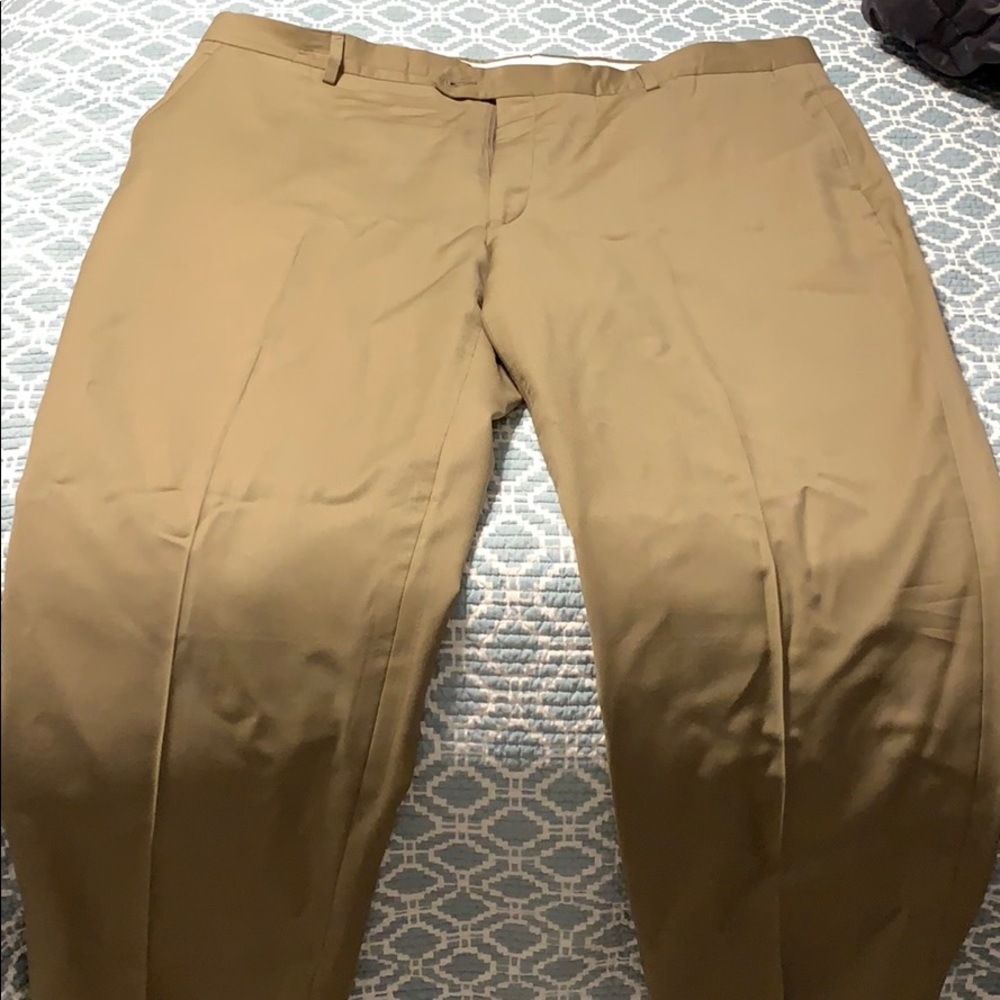 Jos A Banks tailored fit 42R tan pants